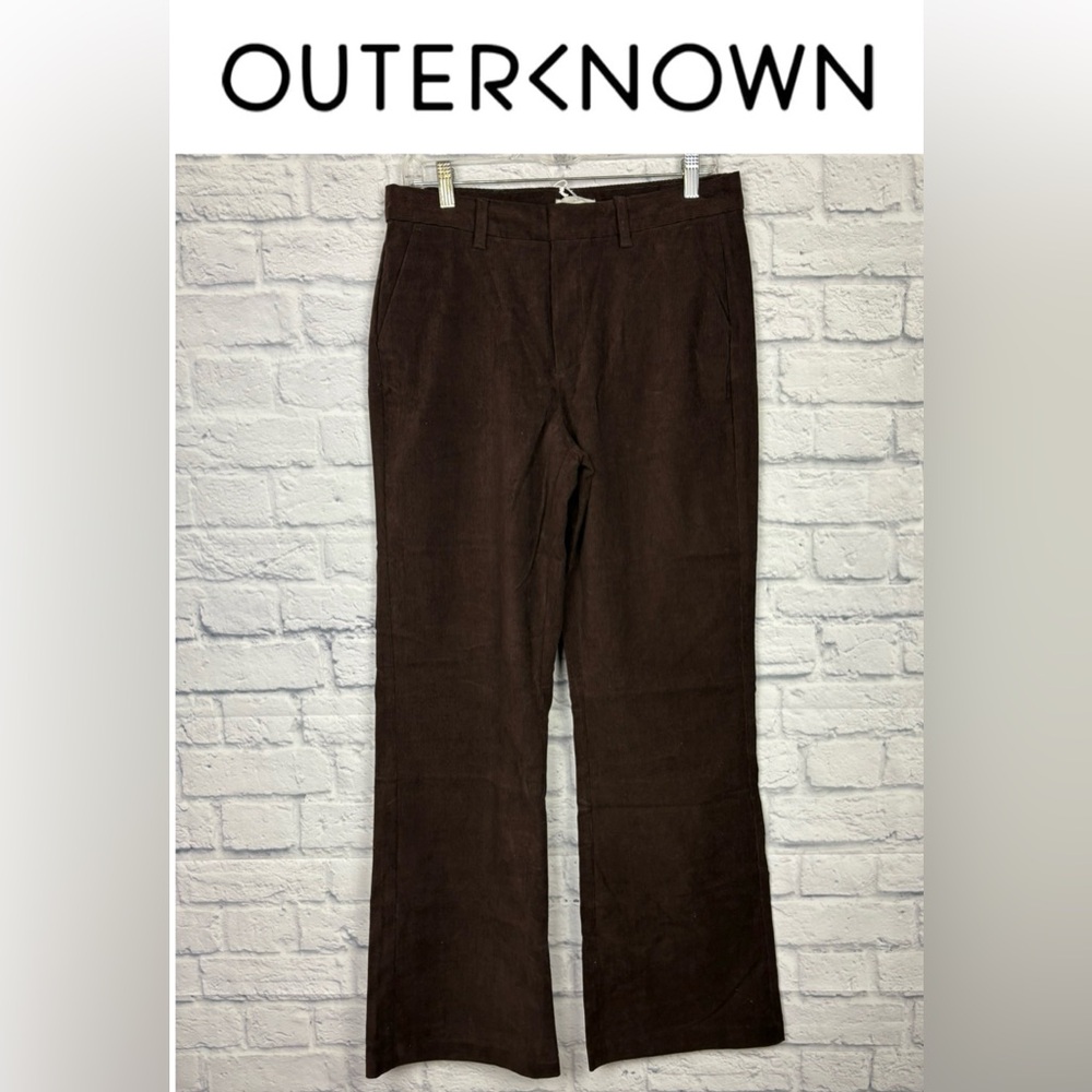 Outerknown Brown Boot Cut Corduroy Pants